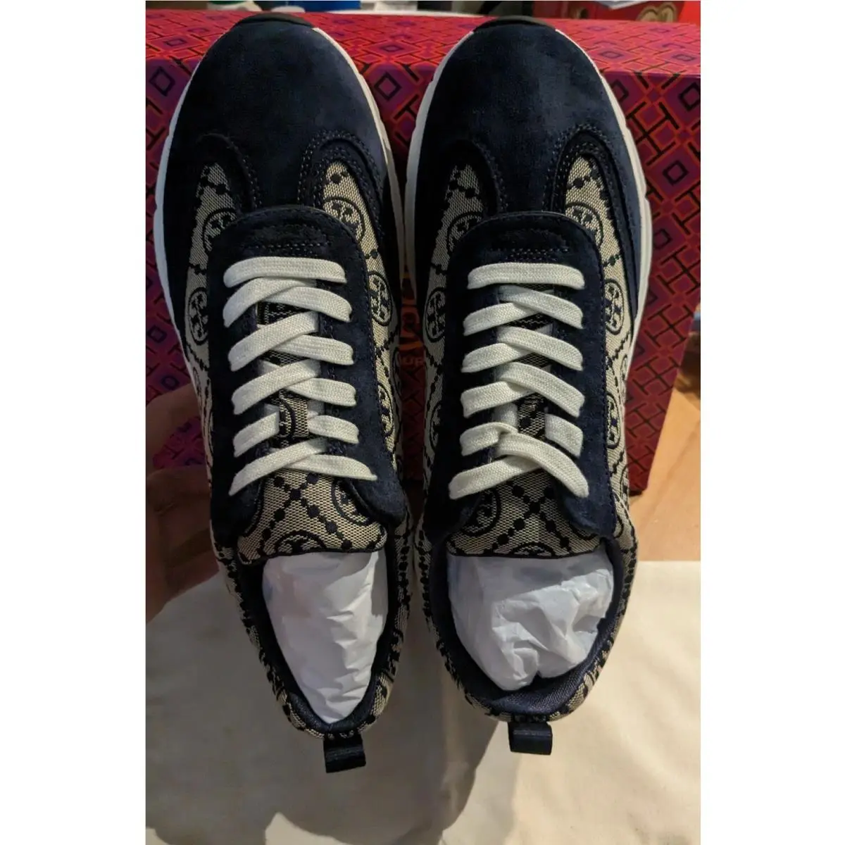 Tory Burch shoes - Tory Burch T Monogram - Monogram - navy 8
