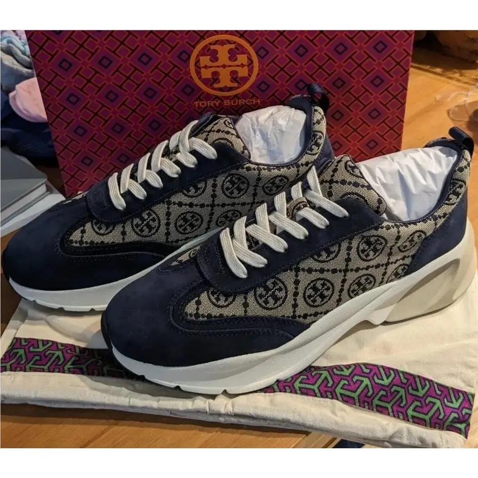 Tory Burch shoes - Tory Burch T Monogram - Monogram - navy 0