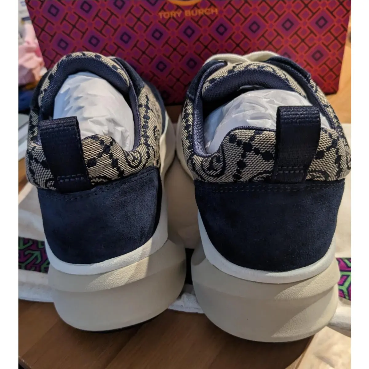 Tory Burch shoes - Tory Burch T Monogram - Monogram - navy 5
