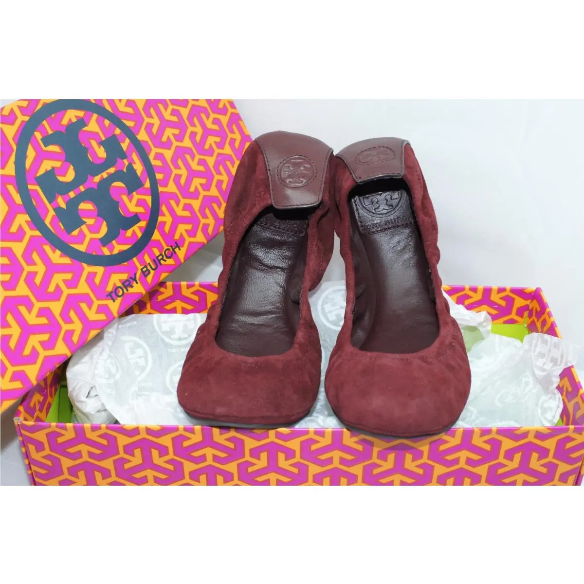 Tory Burch shoes - Tory Burch Eddie - Eddie - Red, Main: Bordeaux (UPC: 885427856139) 2