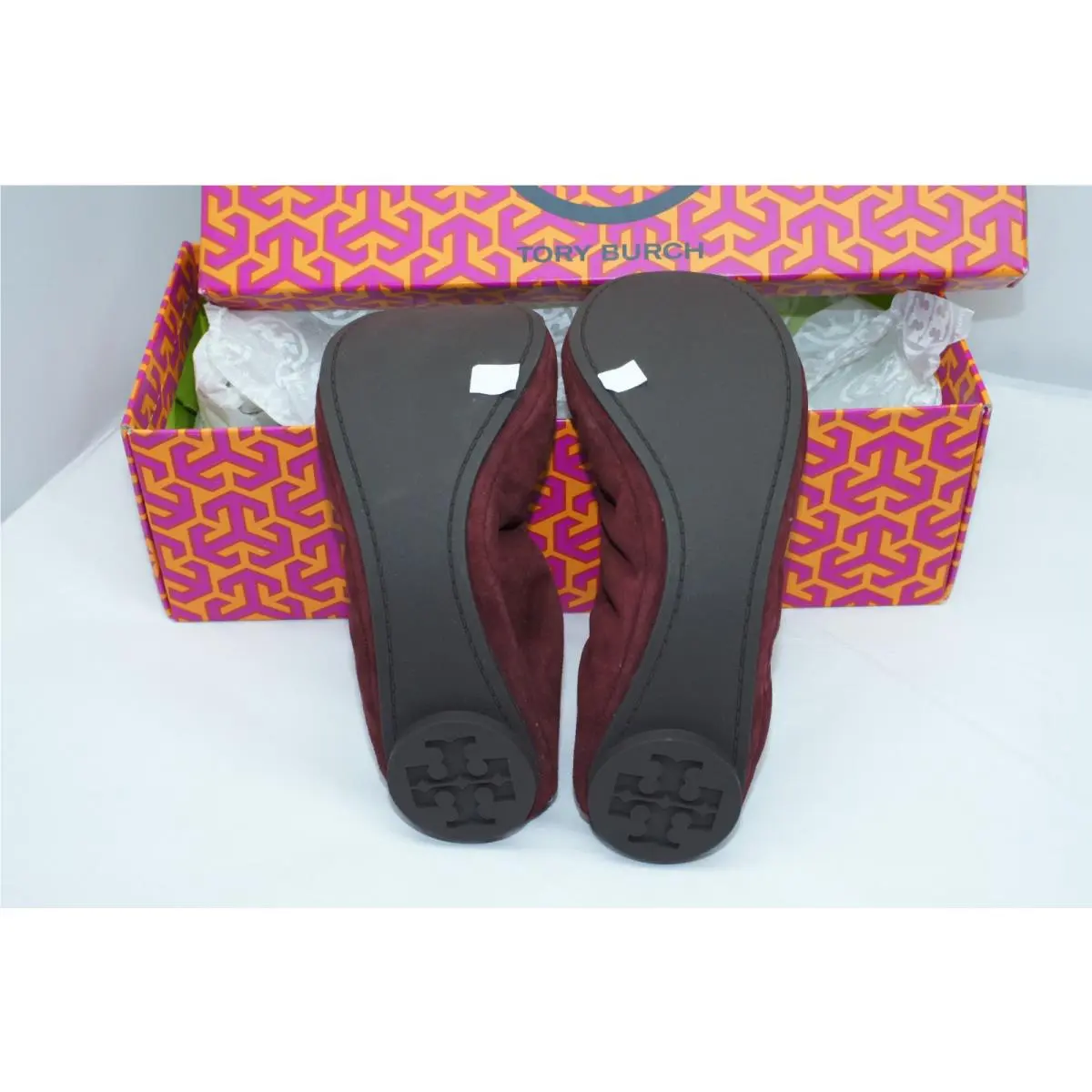 Tory Burch shoes - Tory Burch Eddie - Eddie - Red, Main: Bordeaux (UPC: 885427856139) 3