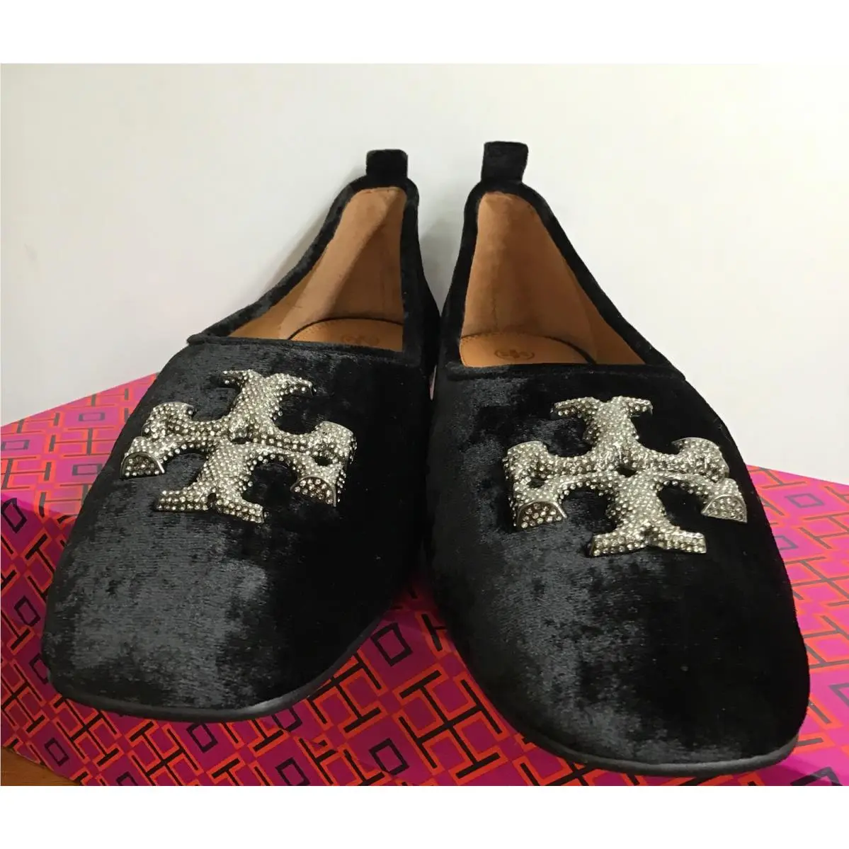 Tory Burch shoes - Eleanor Crystal Ballet Velvet - Eleanor Crystal Ballet Velvet - Black (UPC: 0196133026083) 8