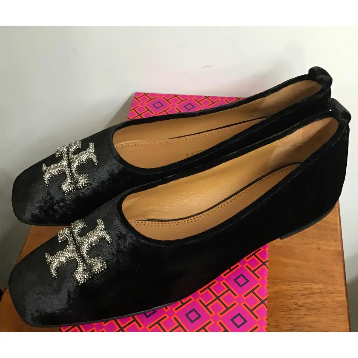 Tory Burch shoes - Eleanor Crystal Ballet Velvet - Eleanor Crystal Ballet Velvet - Black (UPC: 0196133026083) 9