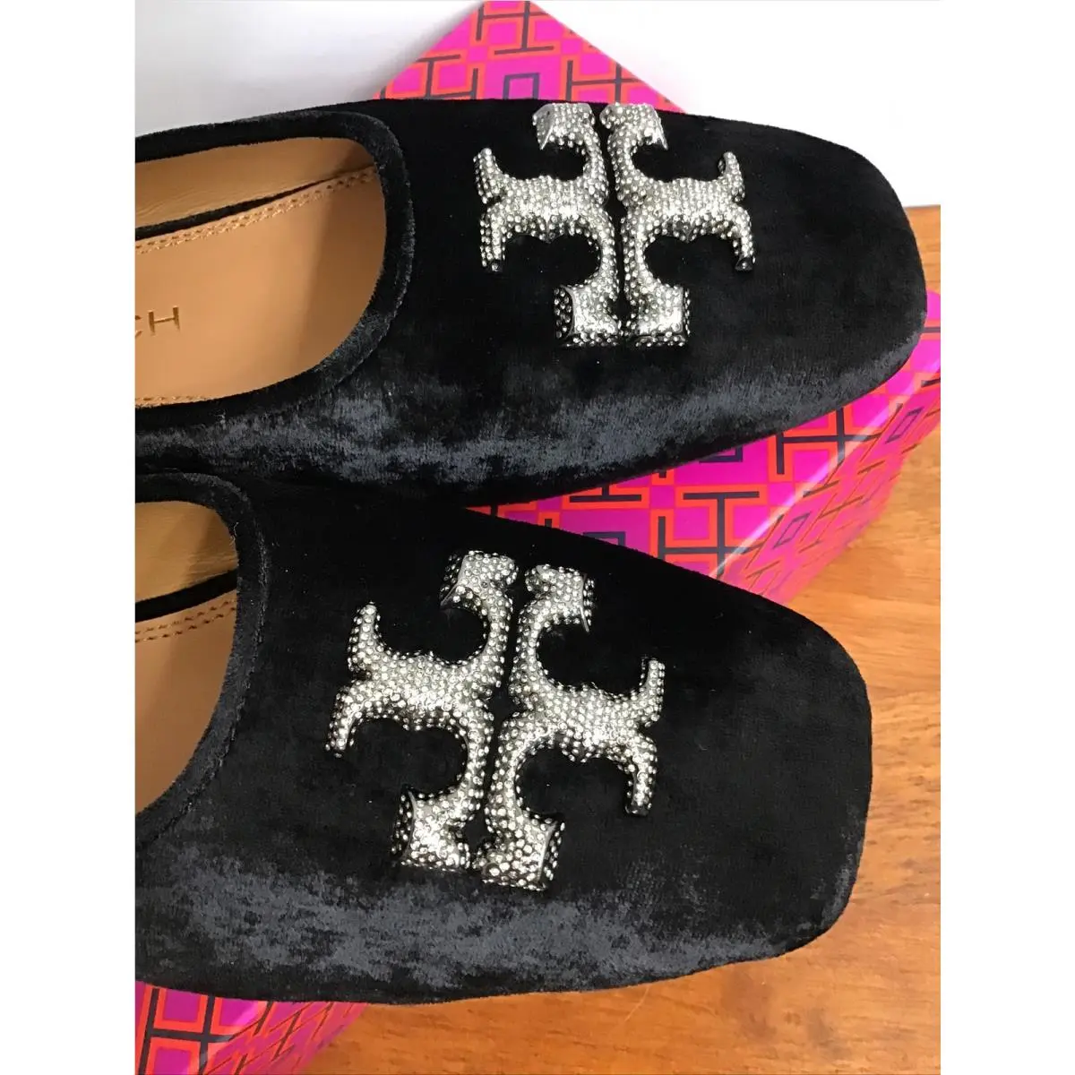 Tory Burch shoes - Eleanor Crystal Ballet Velvet - Eleanor Crystal Ballet Velvet - Black (UPC: 0196133026083) 0