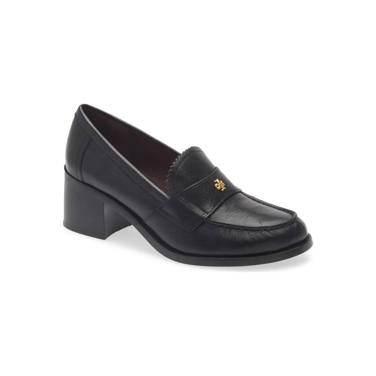 Tory Burch shoes - Double T Logo Loafer Pump - Black 5