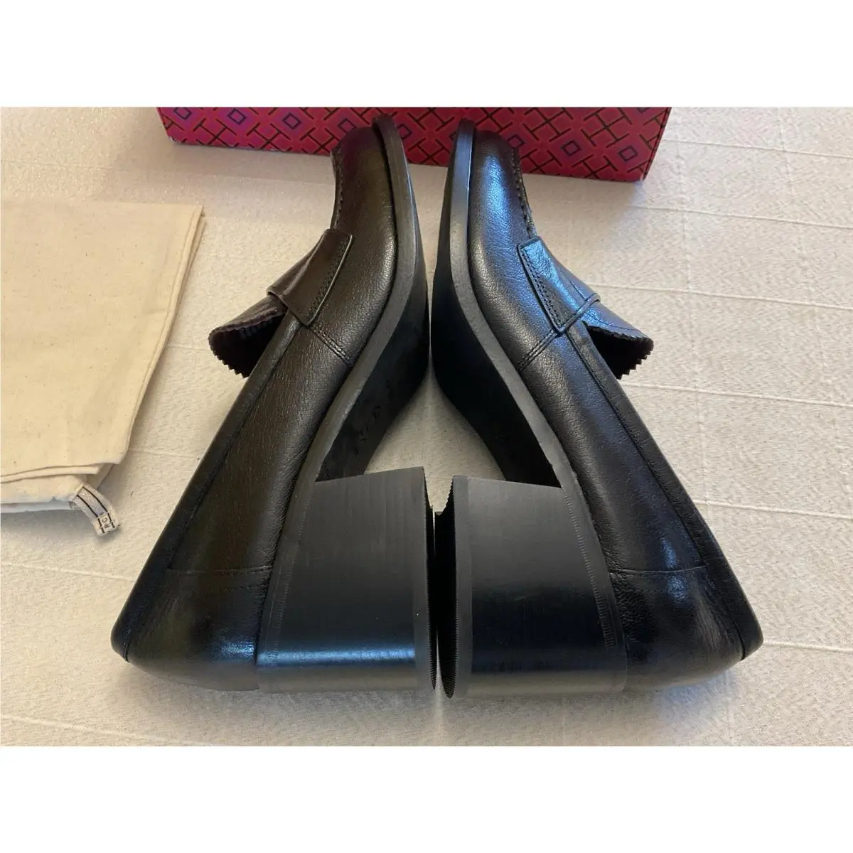 Tory Burch shoes - Double T Logo Loafer Pump - Black 10