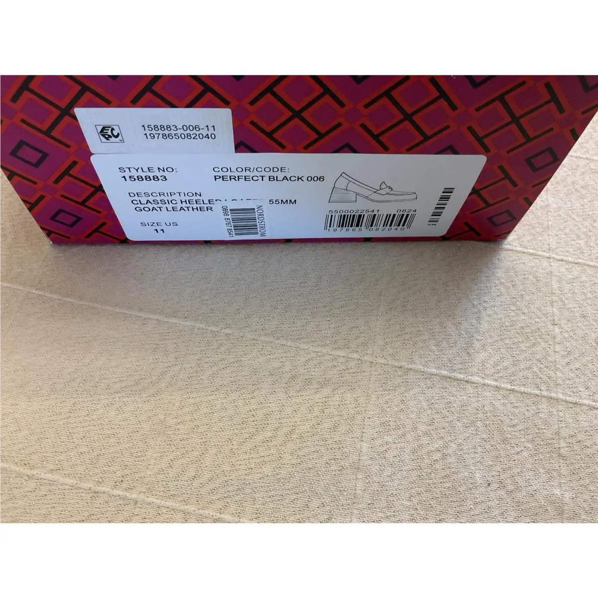 Tory Burch shoes - Double T Logo Loafer Pump - Black 15