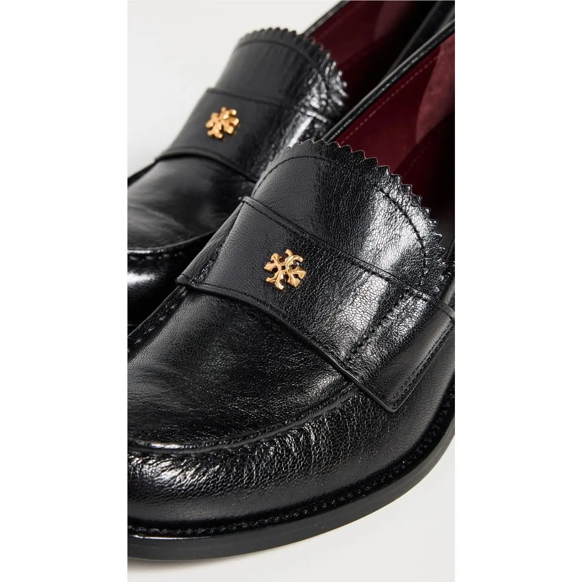 Tory Burch shoes - Double T Logo Loafer Pump - Black 4