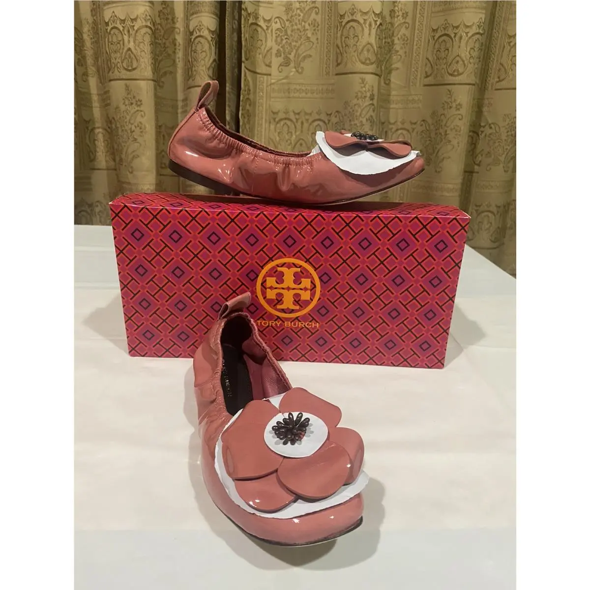 Tory Burch shoes - Flowers - Flowers - Light Berry Color 0