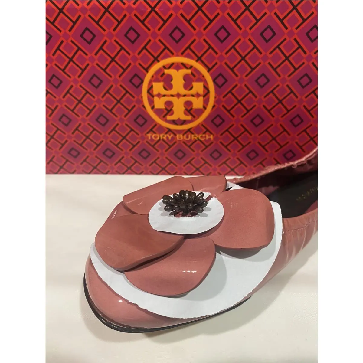 Tory Burch shoes - Flowers - Flowers - Light Berry Color 2