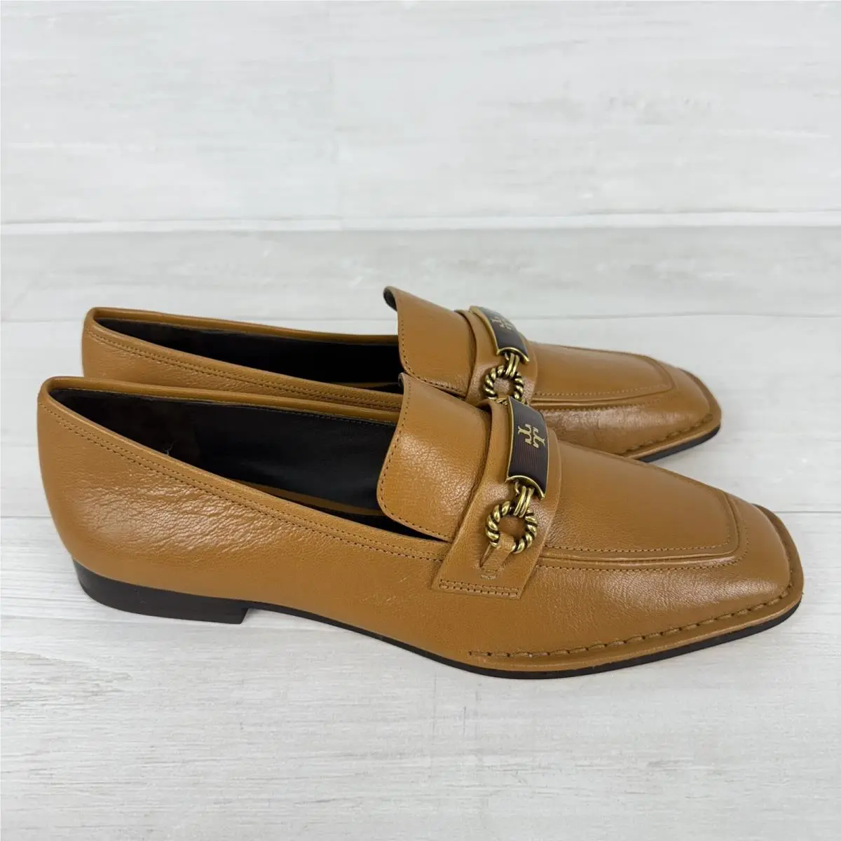 Tory Burch shoes - Tory Burch Perrine Loafers - Perrine Loafers - Brown 1