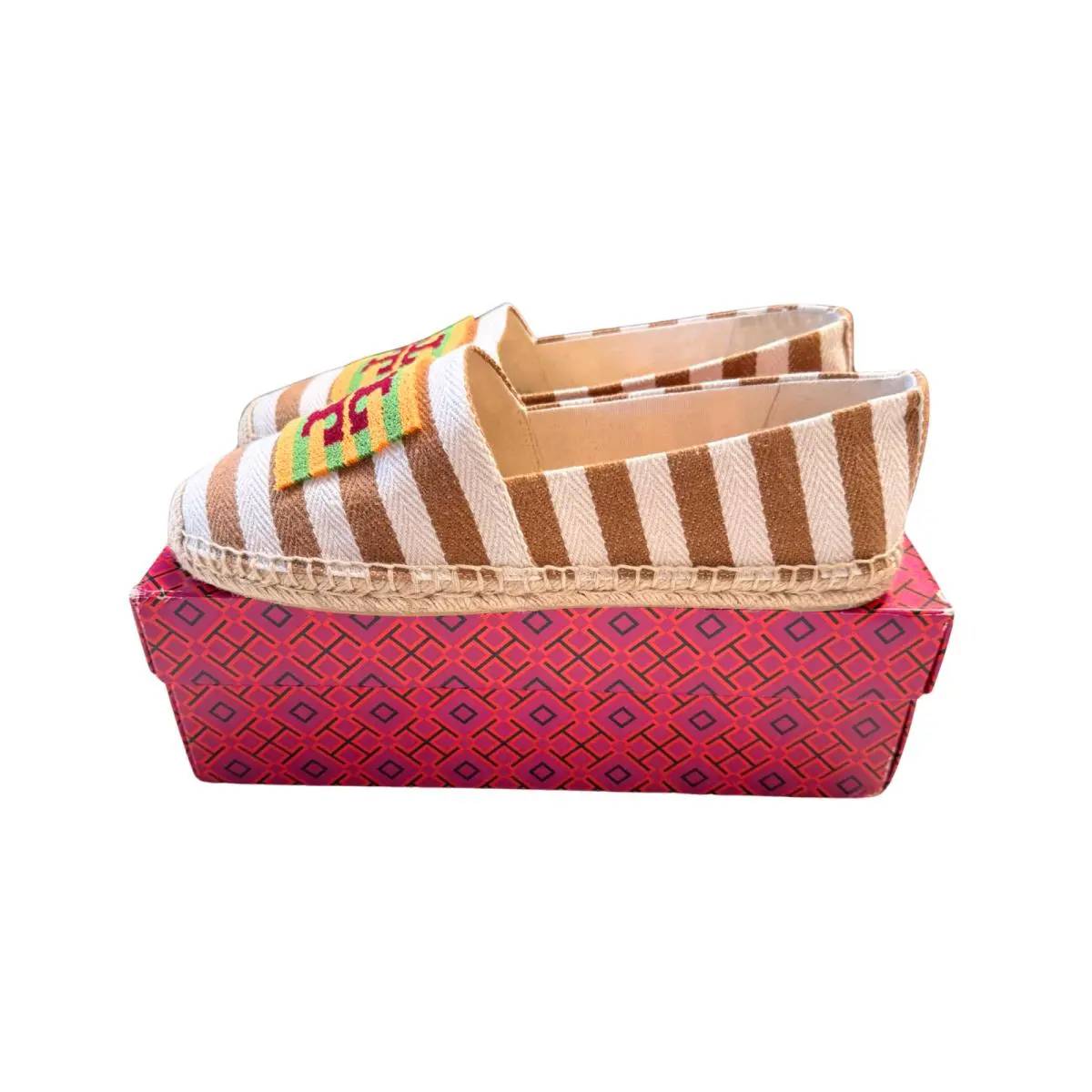 Tory Burch shoes - Tory Burch Double - Double - 158547-200 - Brown/Naturale (UPC: 196133954997) 2