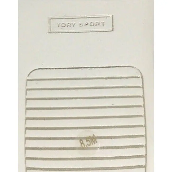 Tory Burch shoes - Chevron - Chevron - White, Manufacturer: Snow White, Vineyard Green (UPC: 190041503605) 9