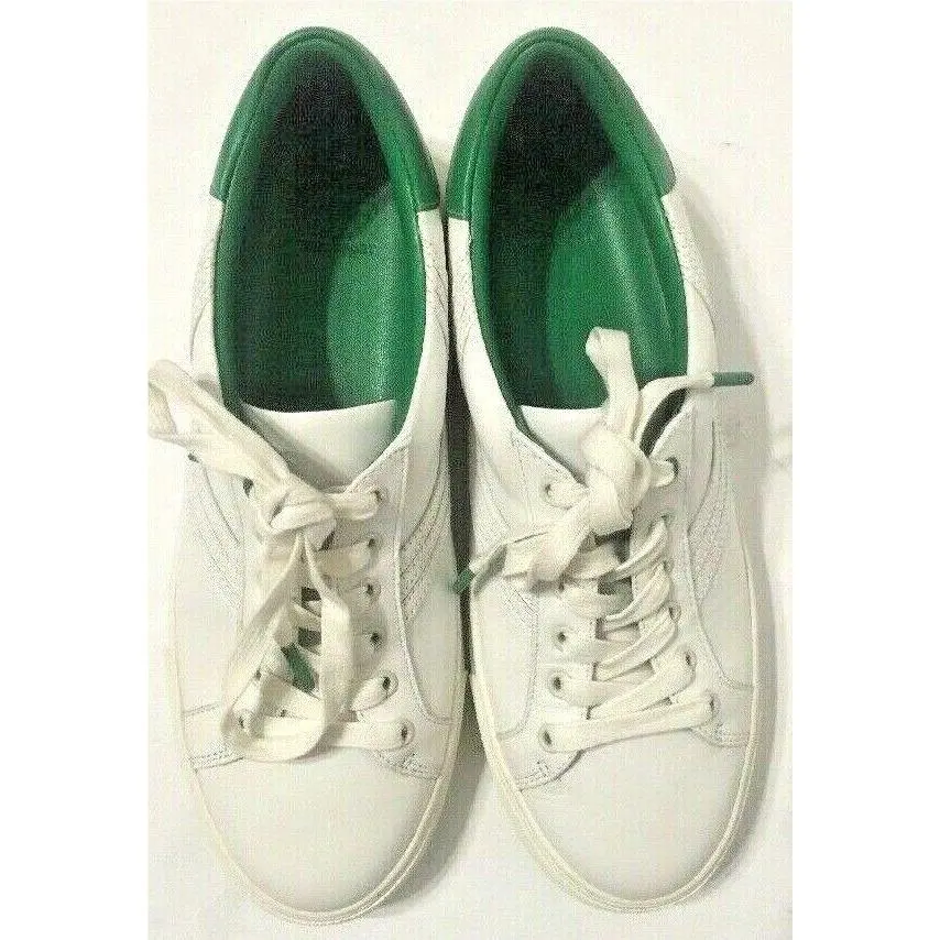 Tory Burch shoes - Chevron - Chevron - White, Manufacturer: Snow White, Vineyard Green (UPC: 190041503605) 3