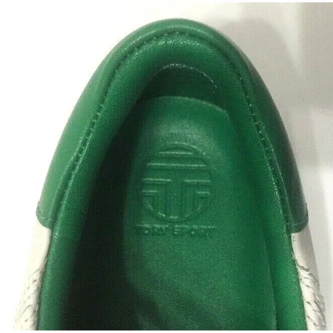 Tory Burch shoes - Chevron - Chevron - White, Manufacturer: Snow White, Vineyard Green (UPC: 190041503605) 6