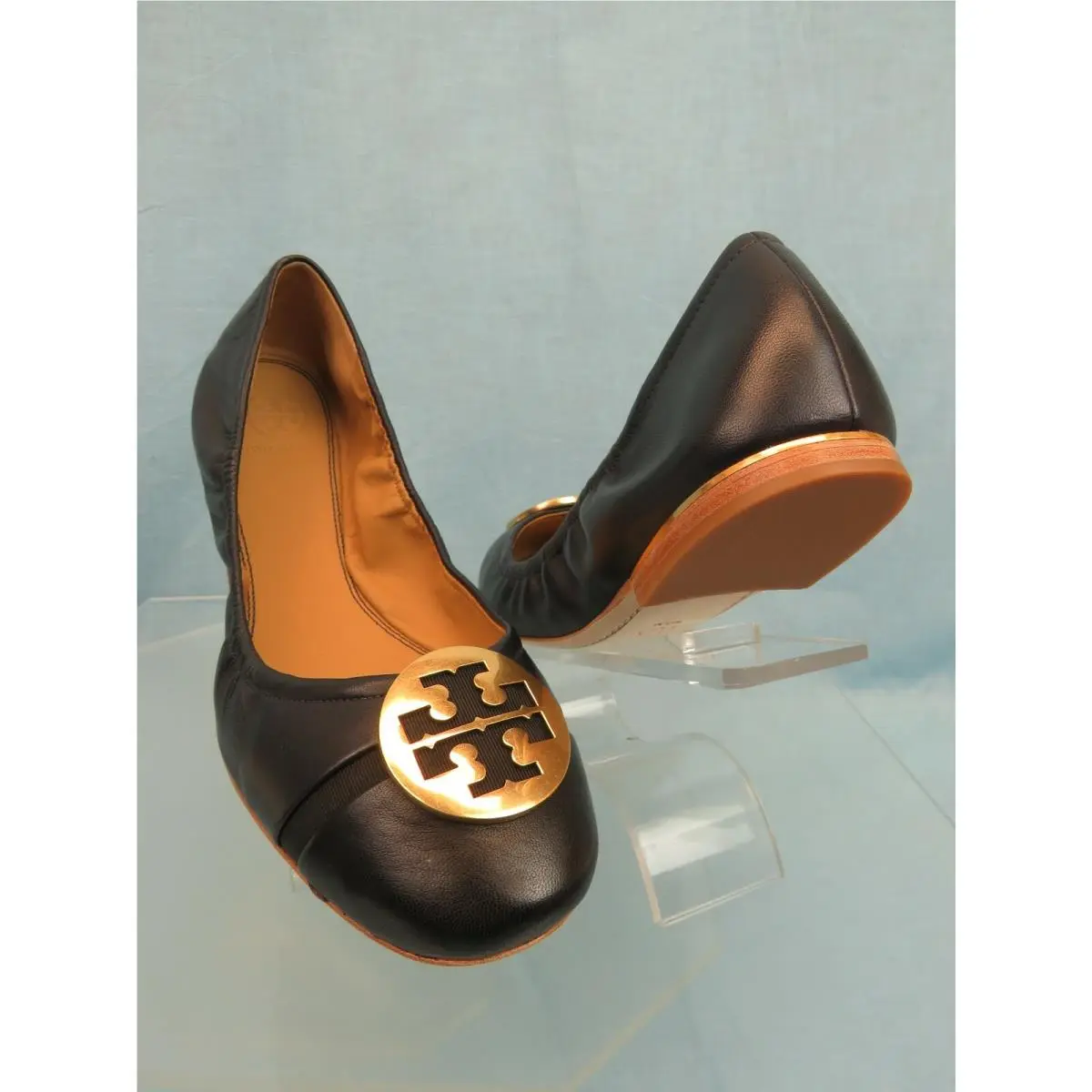 Tory Burch shoes - Minnie Cap-toe - Minnie - Perfect Navy/Perfect Black (UPC: 192485361513) 4