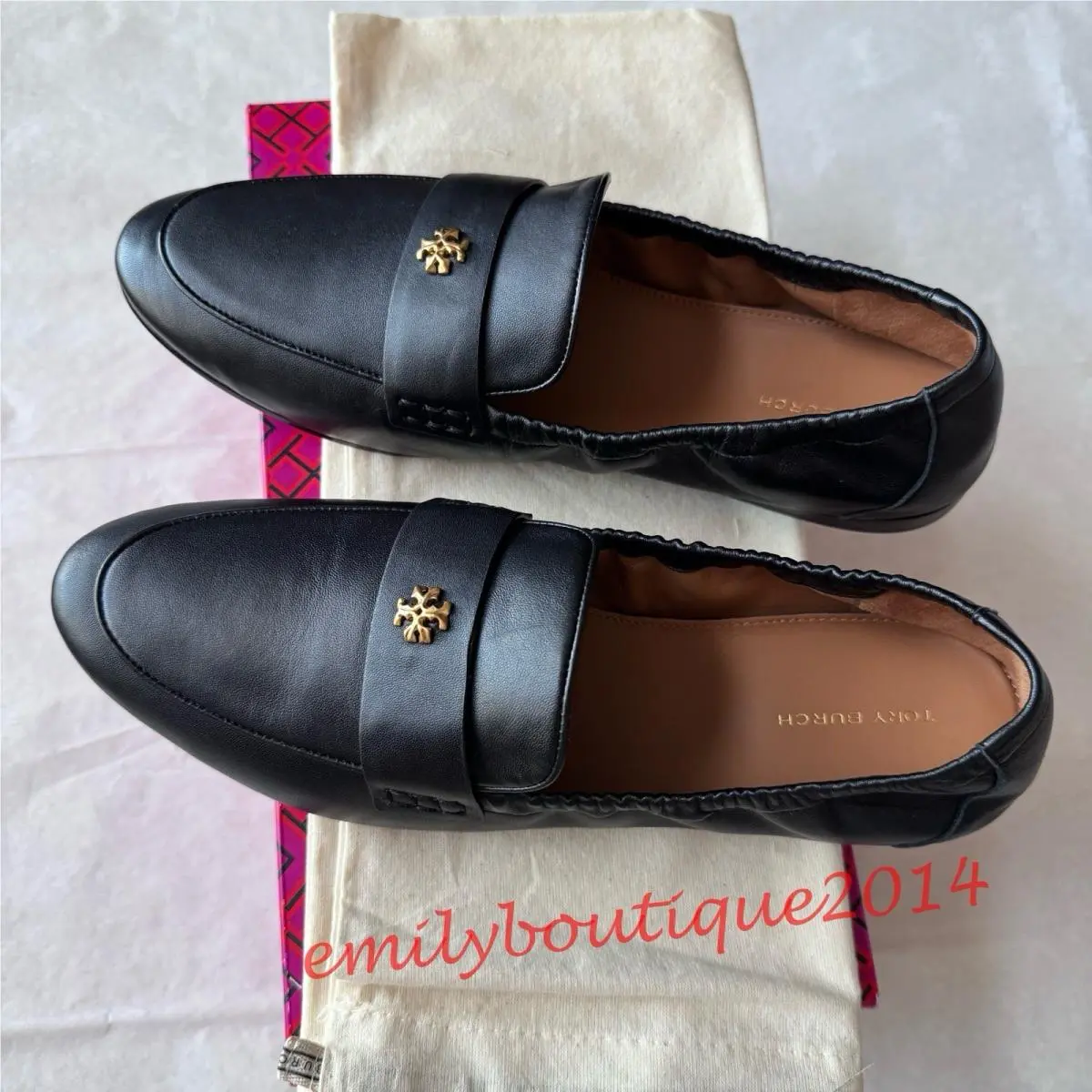 Tory Burch shoes - Tory Burch Logo - Logo - Black (UPC: 196133017760) 5