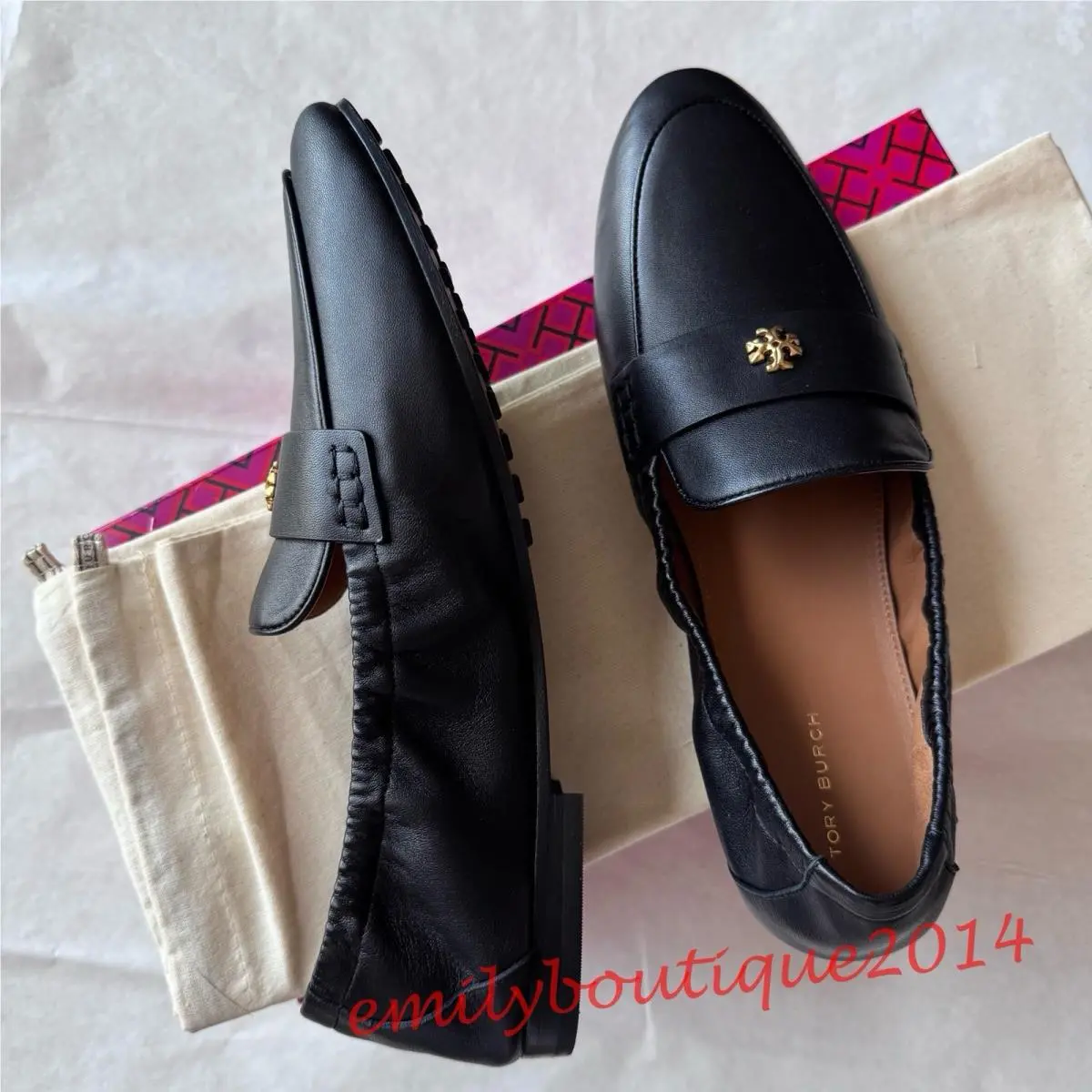 Tory Burch shoes - Tory Burch Logo - Logo - Black (UPC: 196133017760) 6