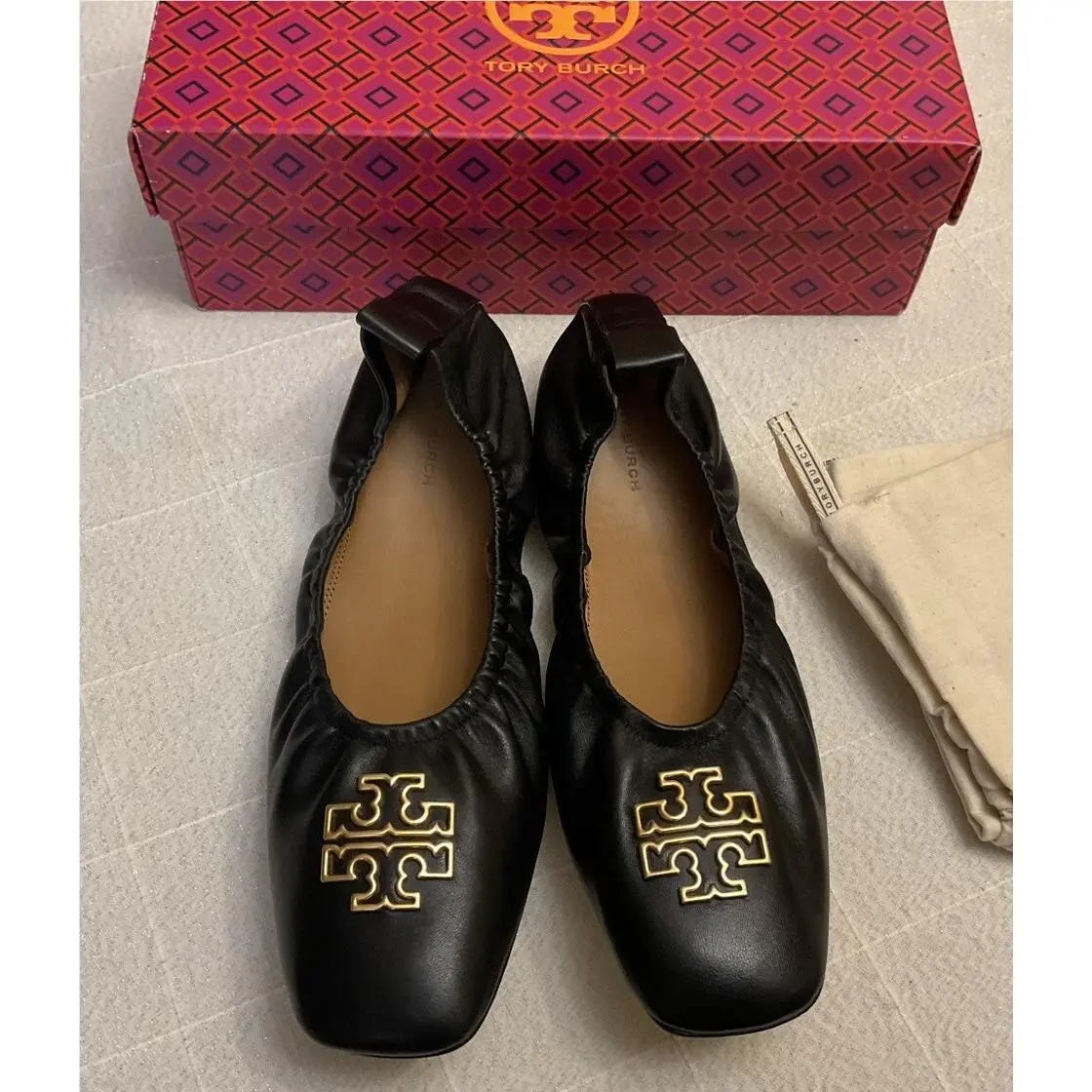Tory Burch shoes - Tory Burch Britten Ballet - Britten Ballet - Black 3