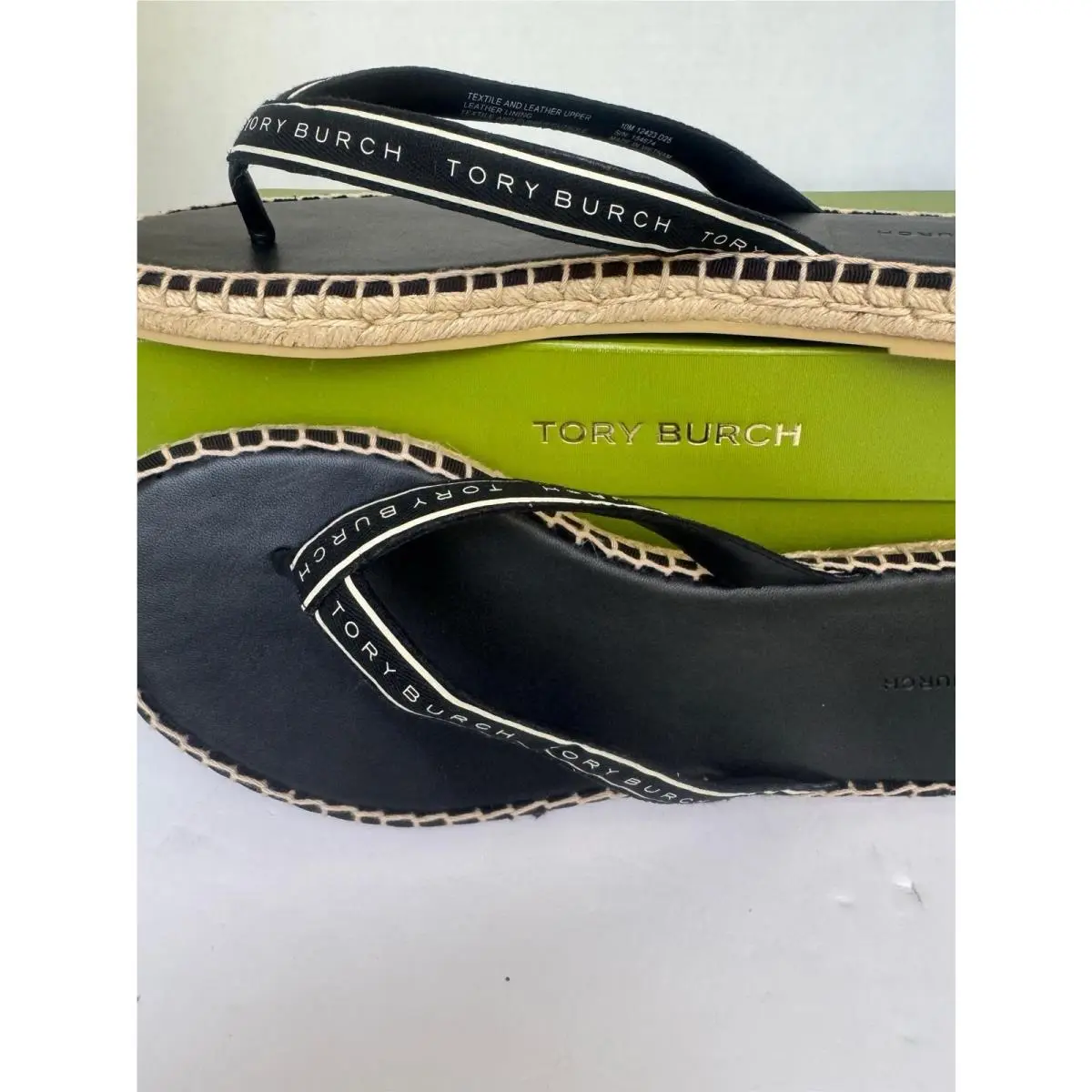 Tory Burch shoes - Thong - Thong - Black/ Tan 10