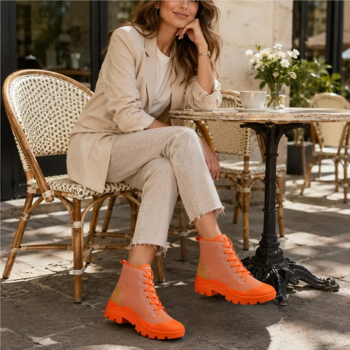 Tory Burch shoes - Tory Burch Camp - Camp - coral (UPC: 196133120804) 2