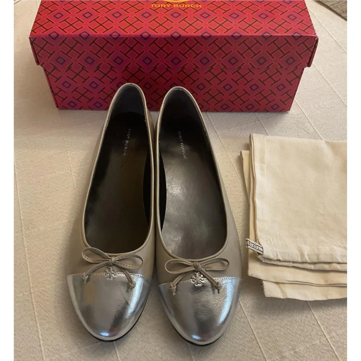 Tory Burch shoes - Oyster/silver 6