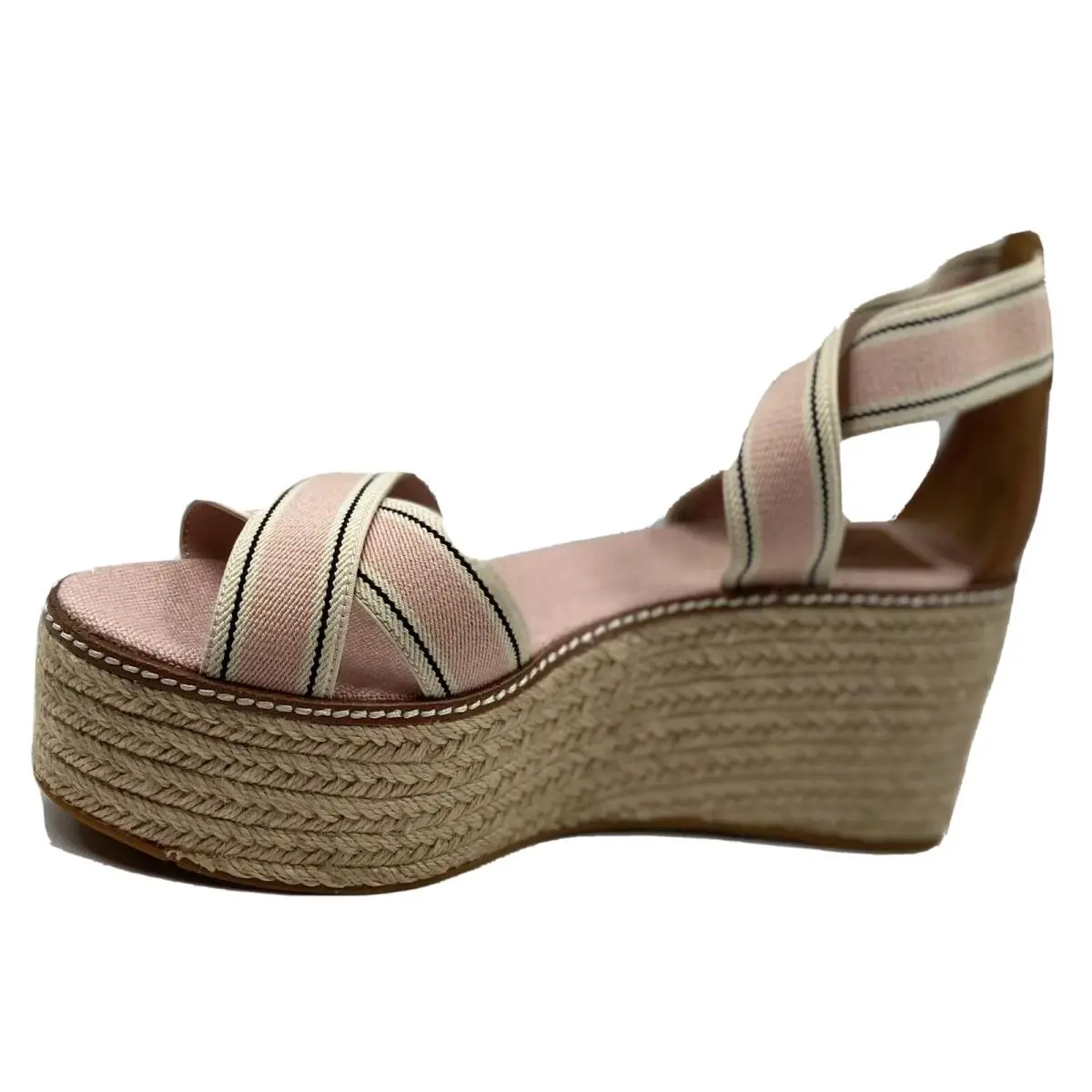 Tory Burch shoes - Tory Burch Frieda - Frieda - Multicolor, Manufacturer: Blush Stripe/Tan (UPC: 192485154122) 0