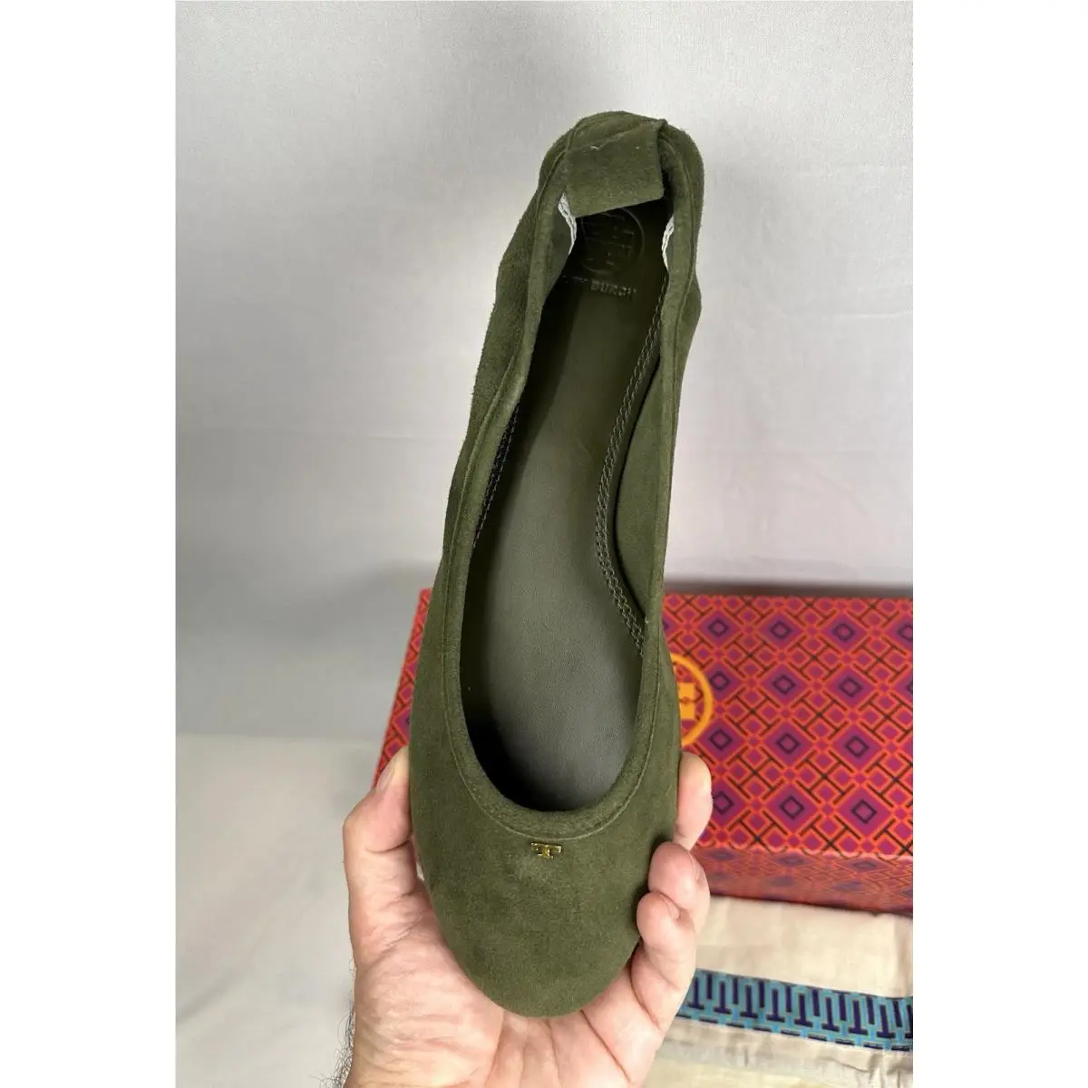 Tory Burch shoes - Tory Burch Therese Ballet Flat - 42928 - Green 3
