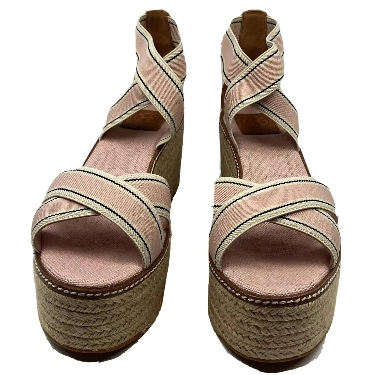 Tory Burch shoes - Tory Burch Frieda - Frieda - Multicolor, Manufacturer: Blush Stripe/Tan (UPC: 0192485154092) 1