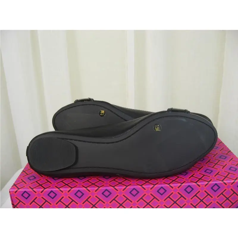 Tory Burch shoes - Eloise Patent Leather Logo Ballet Flat - 22148483 - Black, Manufacturer: black (UPC: 887712919024) 9