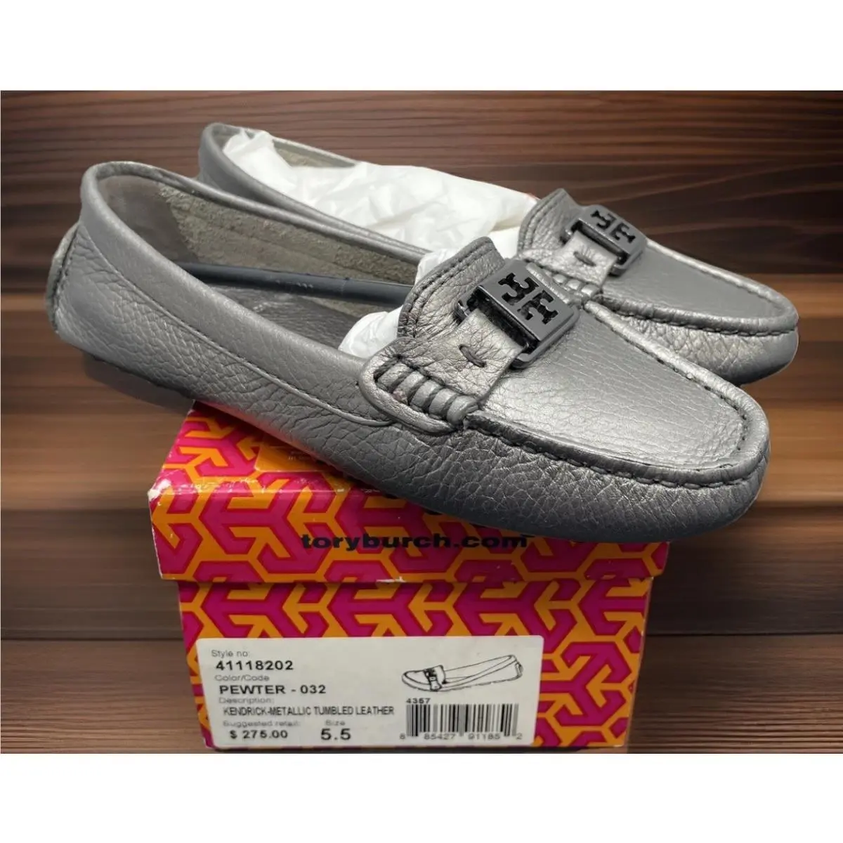 Tory Burch shoes - Tory Burch Kendrick - Kendrick - Kendrick - Metallic Pewter, Manufacturer: Silver (UPC: 0885427911852) 6