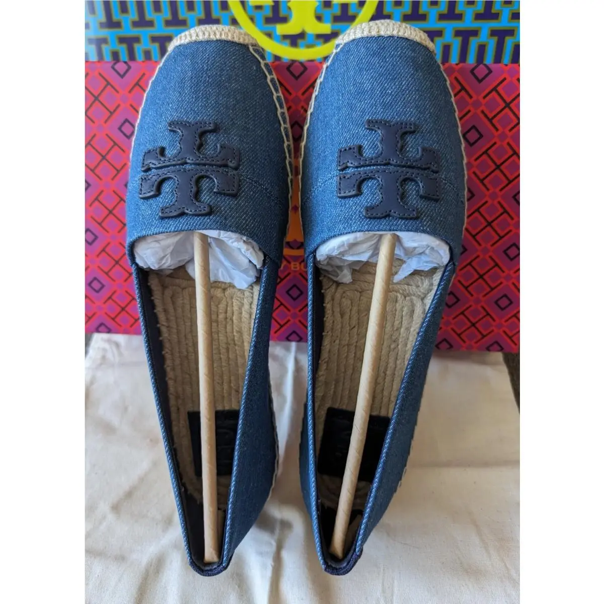 Tory Burch shoes - Weston Flat Espadrille - Weston Flat Espadrille - Blue 0