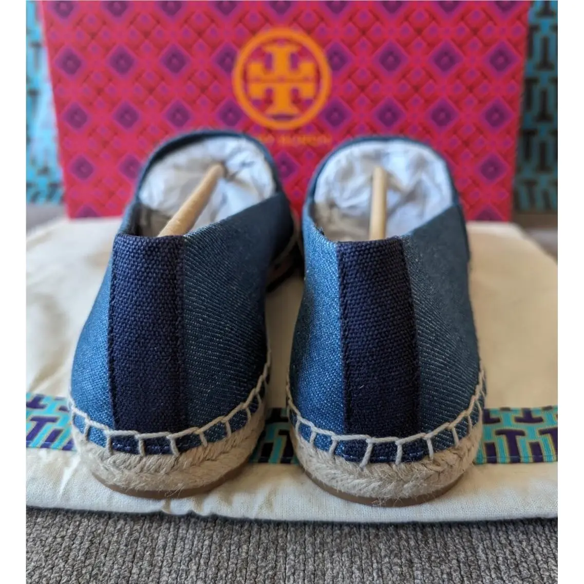 Tory Burch shoes - Weston Flat Espadrille - Weston Flat Espadrille - Blue 6
