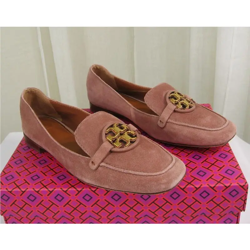 Tory Burch shoes - Metal Miller Logo 15mm Suede Loafer Flat - 63250 - Malva, Manufacturer: Malva (UPC: 192485422481) 2