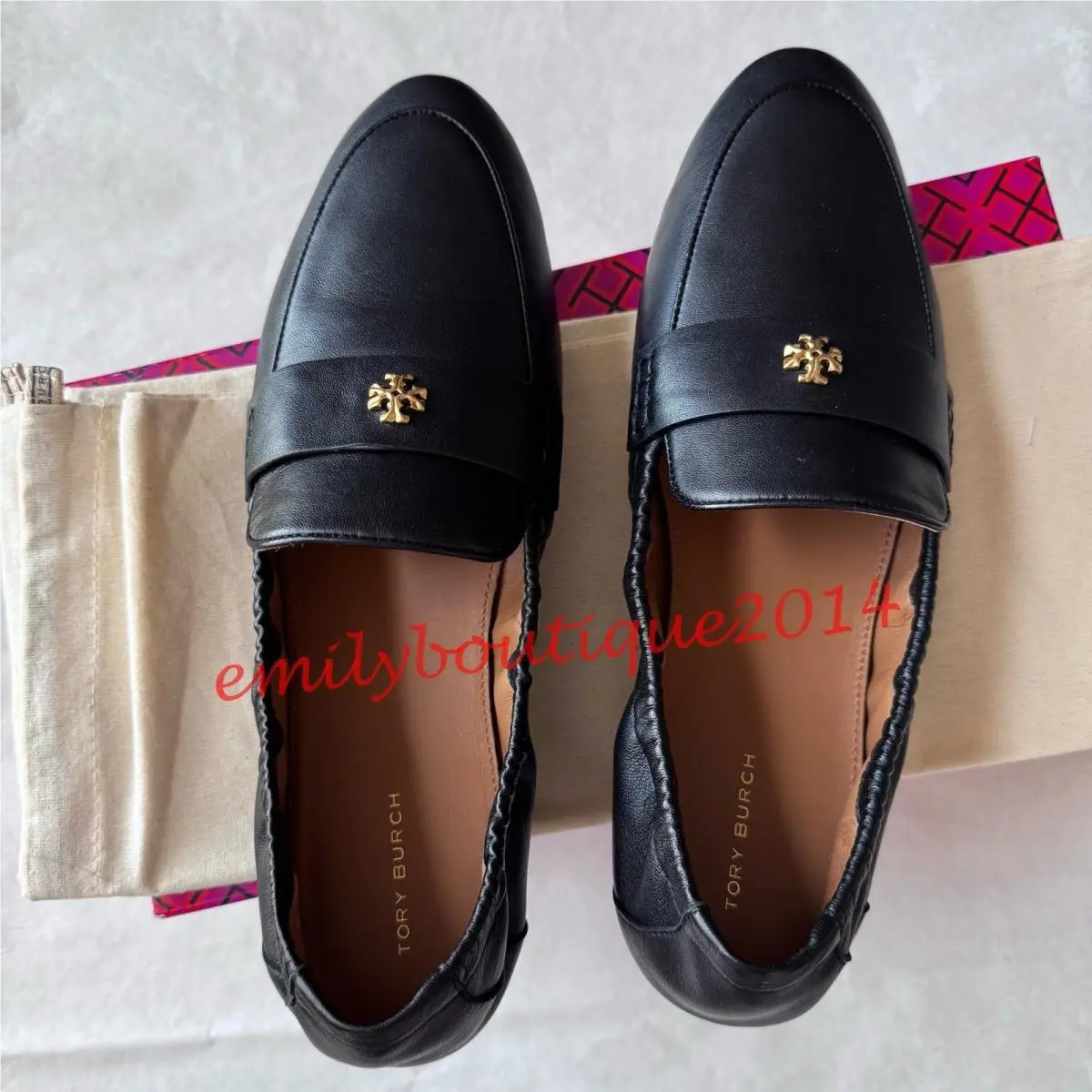 Tory Burch shoes - Tory Burch Logo - Logo - Black (UPC: 196133017760) 3