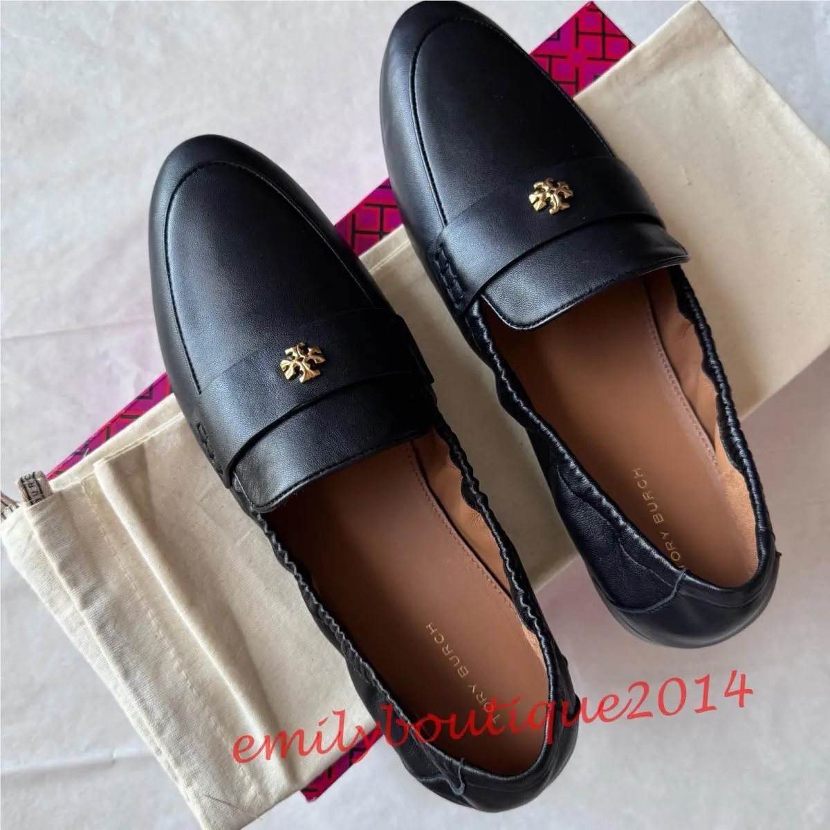 Tory Burch shoes - Tory Burch Logo - Logo - Black (UPC: 196133017760) 4