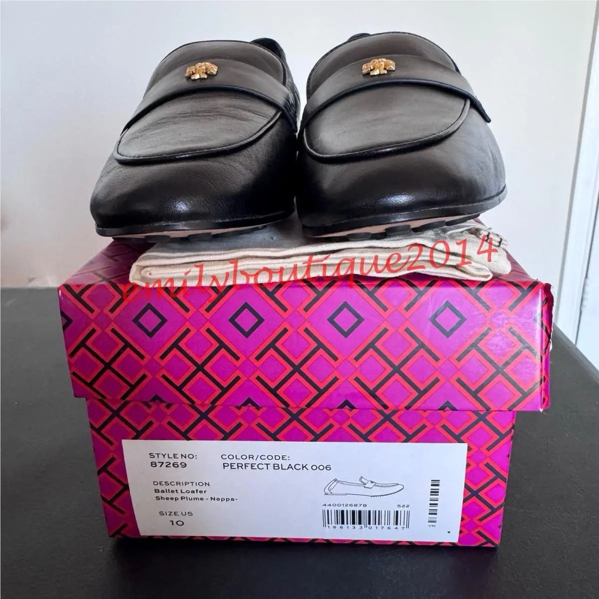 Tory Burch shoes - Tory Burch Logo - Logo - Black (UPC: 196133017760) 8