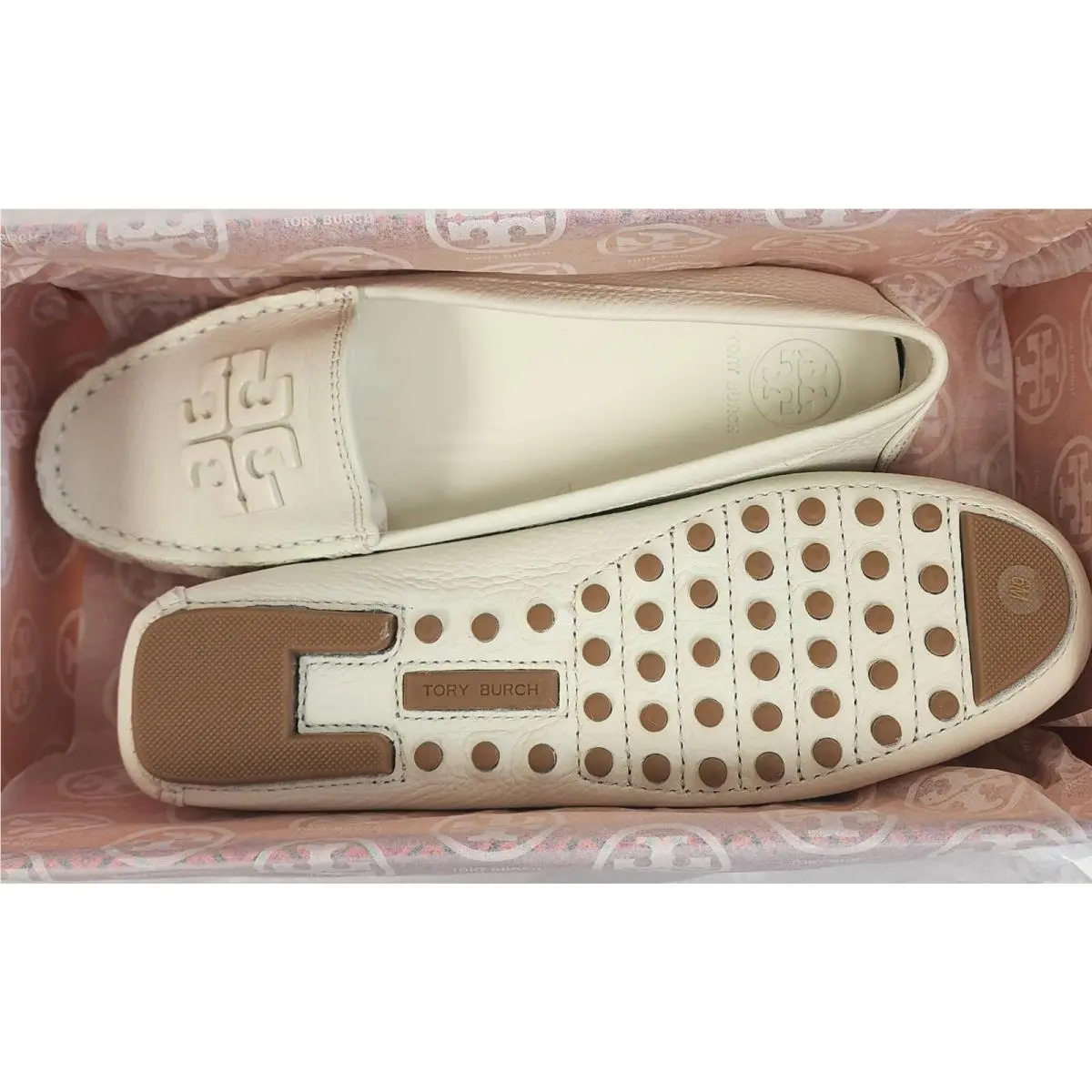Tory Burch shoes - Tory Burch Lowell 2 Driver - 55810 - Ivory (UPC: 192485399547) 1