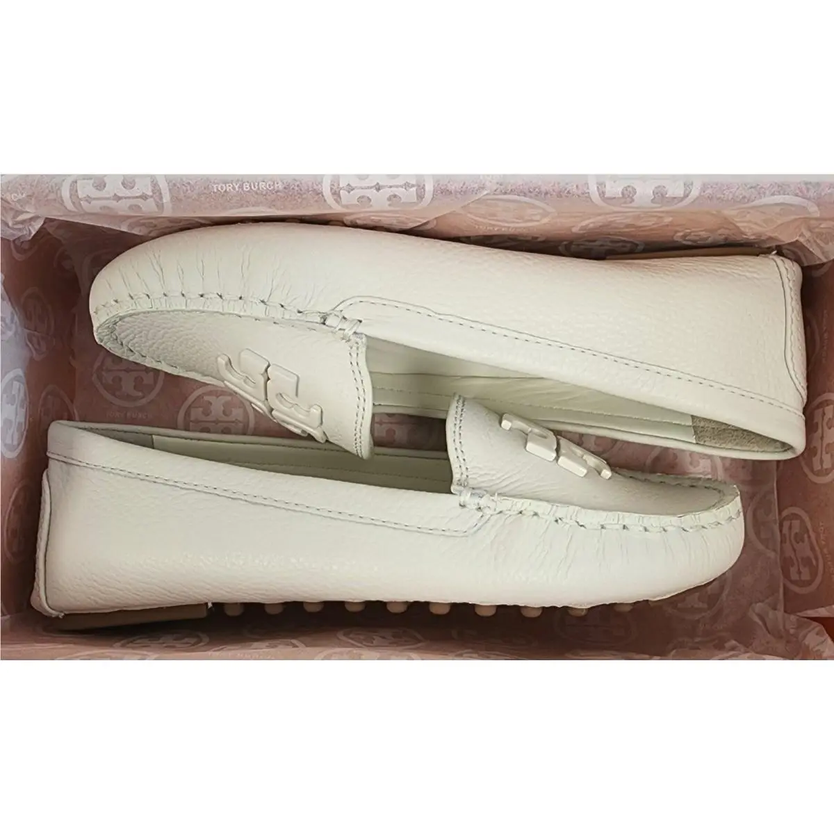 Tory Burch shoes - Tory Burch Lowell 2 Driver - 55810 - Ivory (UPC: 192485399547) 0