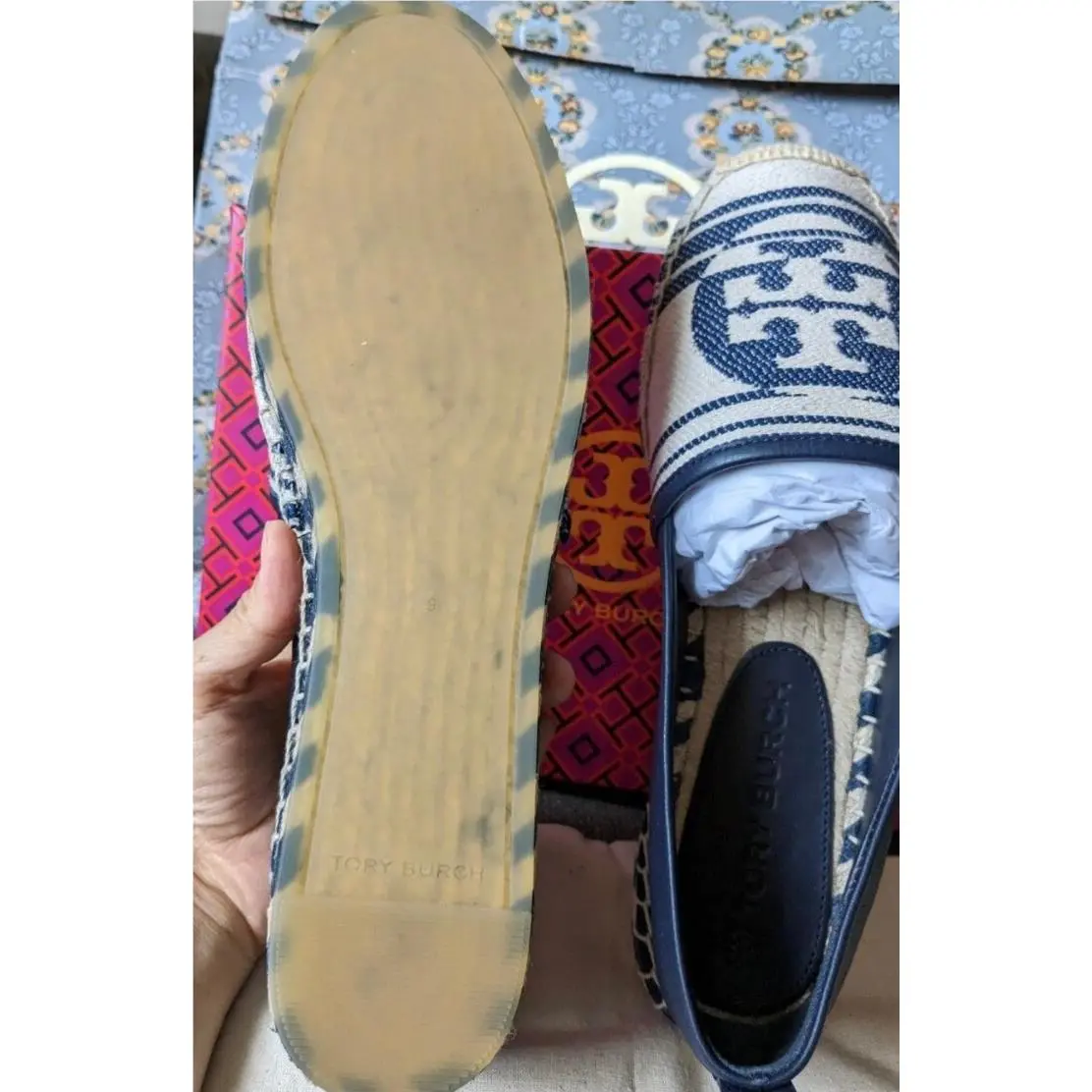 Tory Burch shoes - Tory Burch Logo - Logo - navy 6
