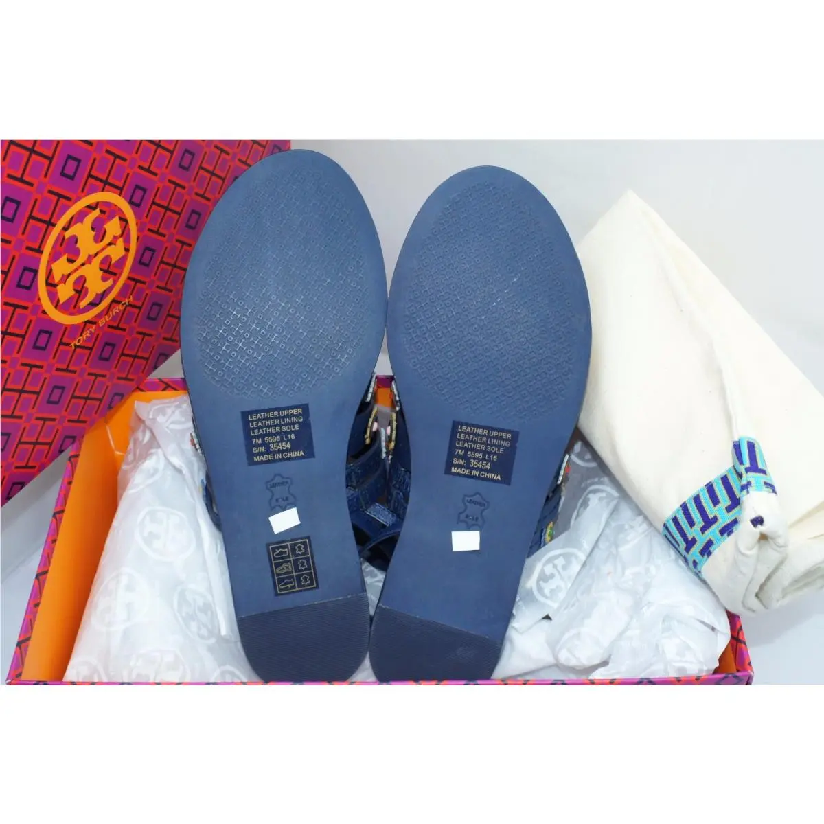 Tory Burch shoes - Tory Burch Marguerite - Marguerite - Blue (UPC: 190041442348) 3