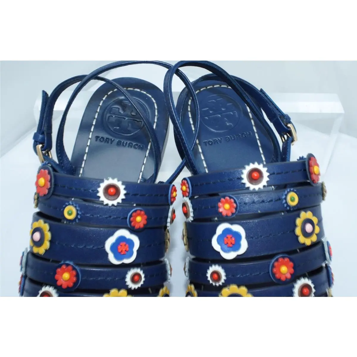 Tory Burch shoes - Tory Burch Marguerite - Marguerite - Blue (UPC: 190041442348) 7