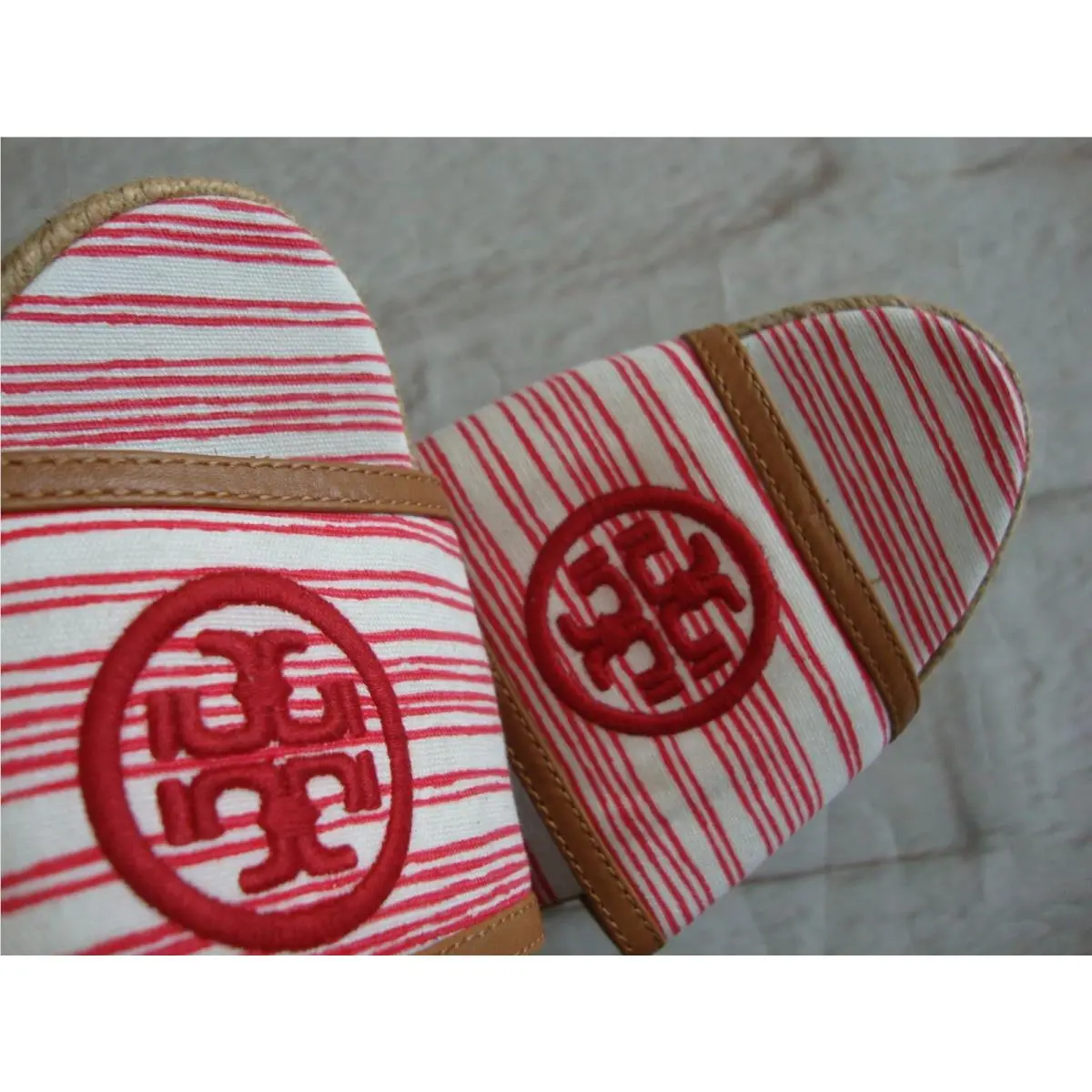 Tory Burch shoes - ivory/red 0