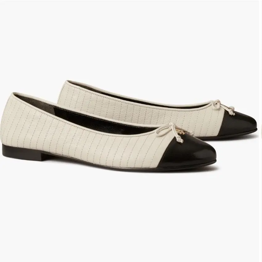 Tory Burch shoes - Tory Burch Cap Toe - Cap Toe - Ivory, Black 1