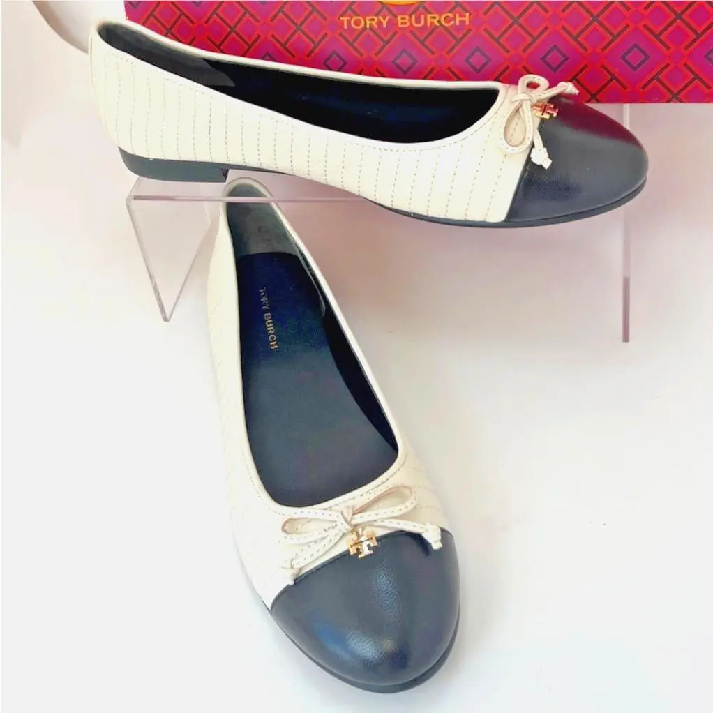 Tory Burch shoes - Tory Burch Cap Toe - Cap Toe - Ivory, Black 4