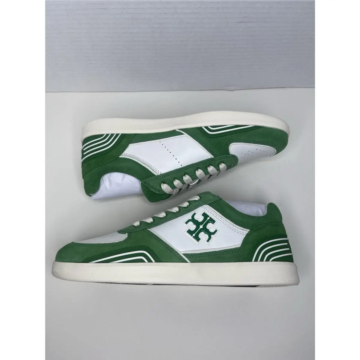 Tory Burch shoes - Tory Burch Clover Court - Clover Court - Green & White 7
