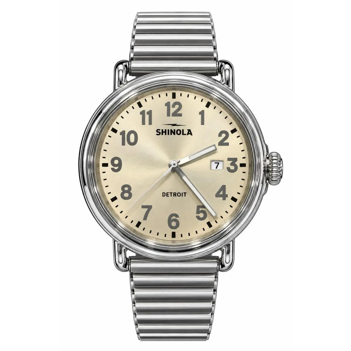 Detrola 41mm Vapor Gold Dial Stainless Steel Watch S0120494113 by Shinola