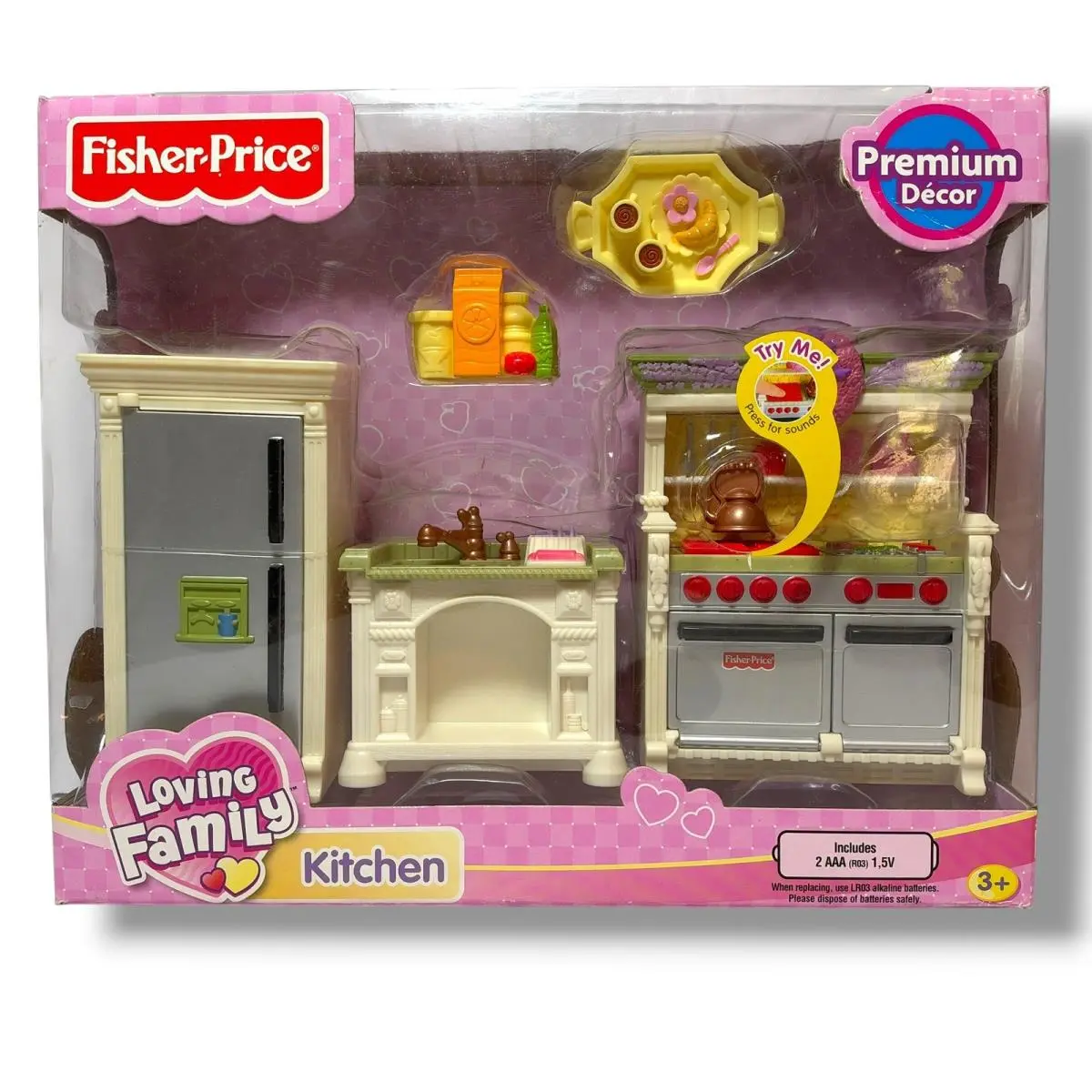 Fisher-price Loving Family Premium Décor Kitchen 2008 in Packaging