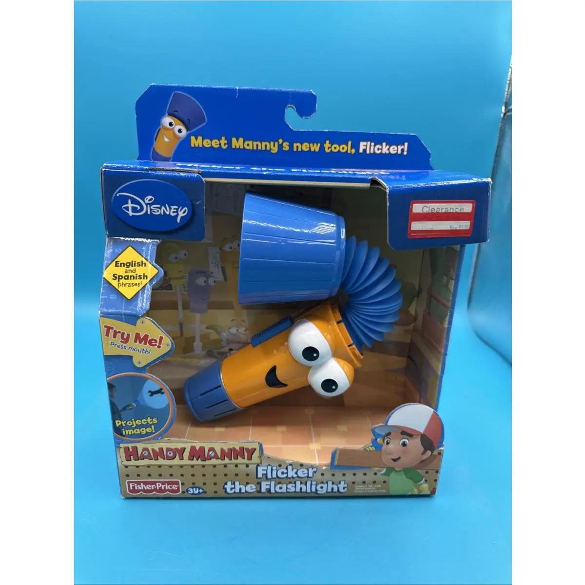 Fisher-price Handy Manny Flicker The Flashlight Toy 3+ K1598 2008