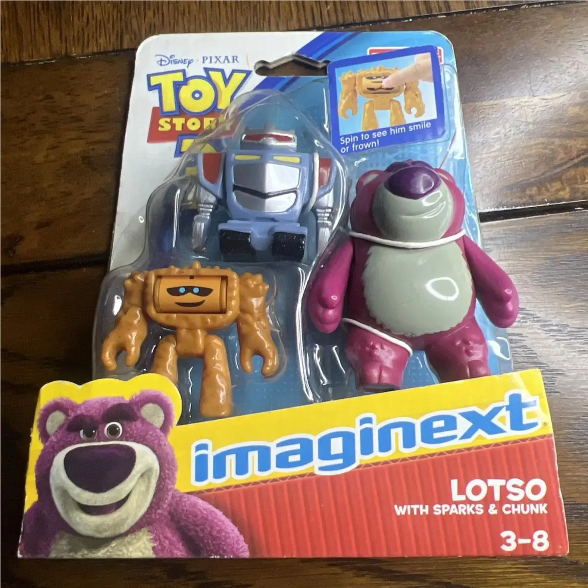 Imaginext Toy Story 3 Lotso Sparks Chunk Figures Fisher Price Disney Pixar Nip
